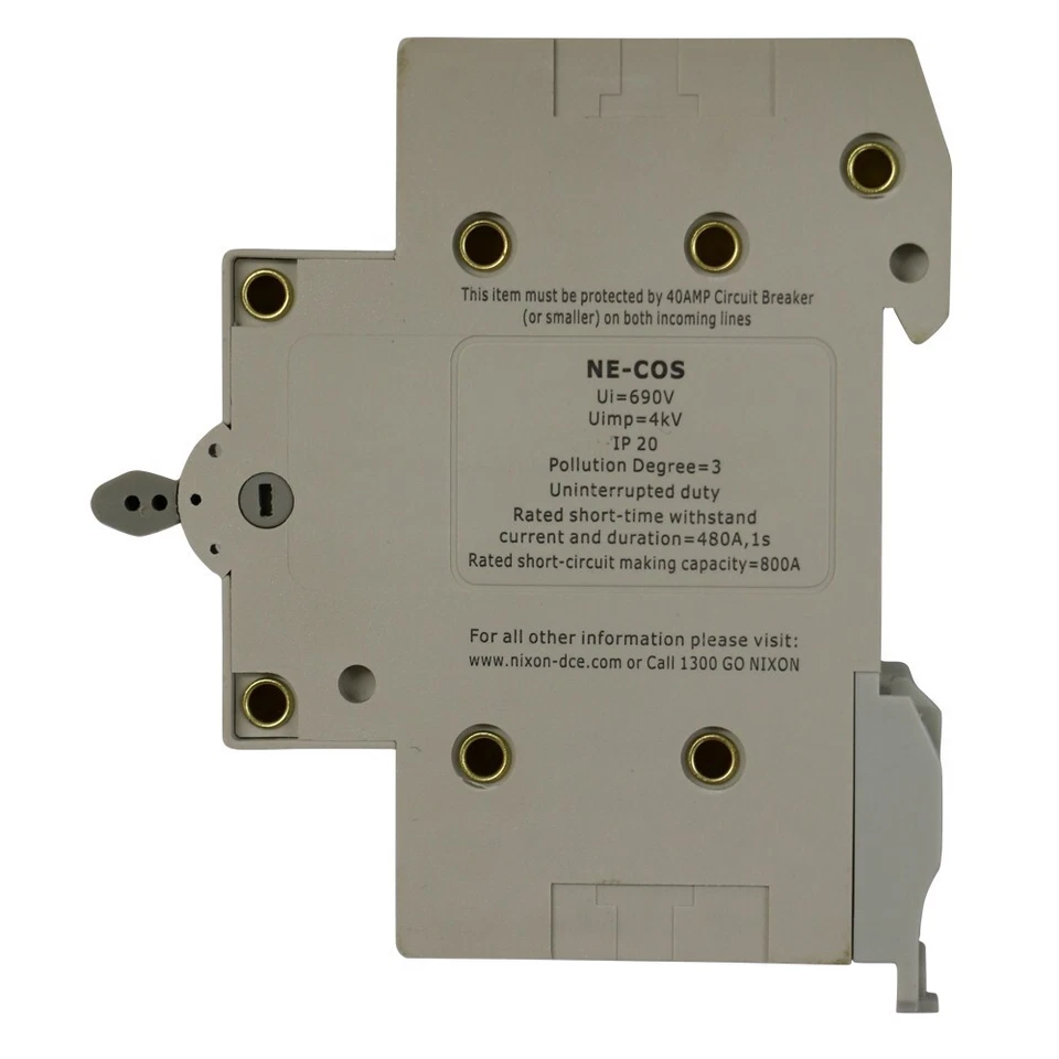 Change over Switch - 3 Pole - 40AMP - image 2 of 2