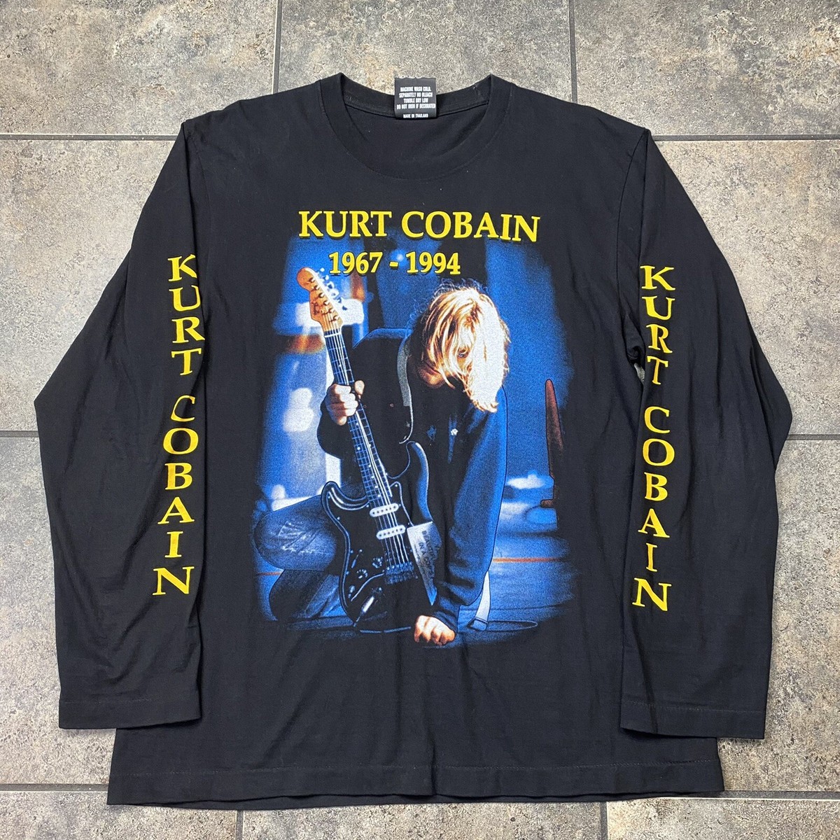 RARE VTG 90's 00's Kurt Cobain Nirvana Band Long Sleeve T RARE VTG 90's 00's Kurt Cobain Nirvana Band Long Sleeve T
