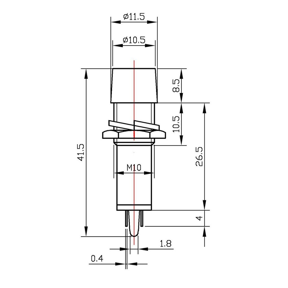 Othmro Indicatore Di Segnale 15pcs Dash Light DC 24V,Indicatore Al Neon - Foto 5