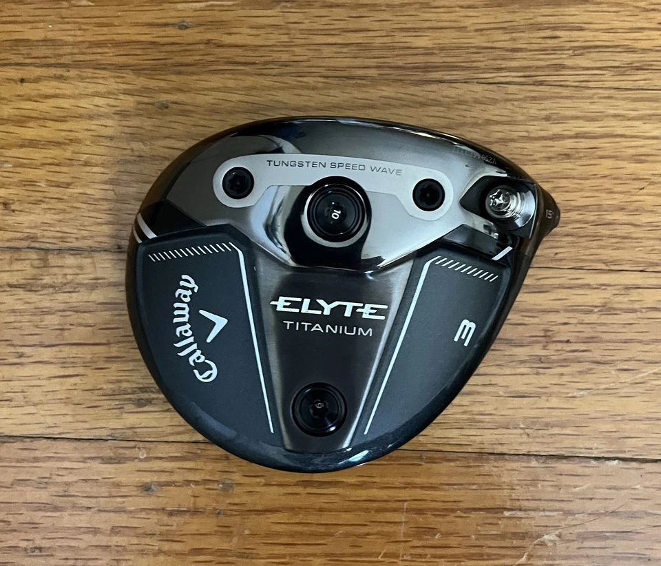 Callaway Elyte Titanium 3 Wood 15* 3 Fairway Wood Head with Headcover  - Image 2 of 4