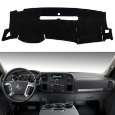 Dashboard Cover for GMC Sierra and Chevrolet Silverado- Fits 2007-2013 Models...