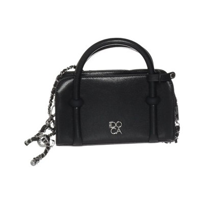 Stella Doca, Umhängetasche, Damen, Schwarz, Einfarbig, 21, 6, 9 cm #0Cg