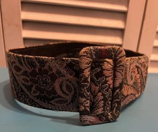Astor Tapestry Women Belt Made In USA Size Small 33”