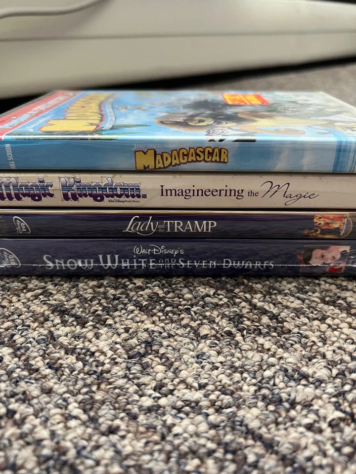 Lot of 4 Sealed Disney and Dreamworks DVD - Snow White, Lady and the Tramp - Image 3 of 3