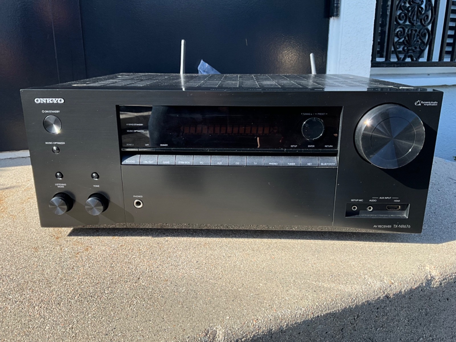 Onkyo TX-NR676 Stereo 7.2 Receiver w/ Remote, Antennas & Papers Bundle, Works!!!