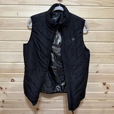 Heated Hiking Puffer Vest USB Temp Control And Heating Zones Unisex L No chgr
