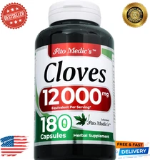 Leb Cloves 180 Capsules 12000mg – Natural Clove Pills, Clove Extract Ultra High