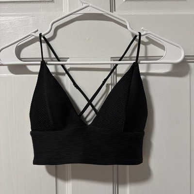 Women s Target Swim Top Tag Is Gone Fits Like Xs/Small Black