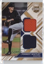 2018 Panini Elite Extra Edition Dual Materials Gold 18/99 Forrest Whitley nd3