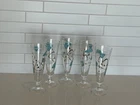 MCM Vintage Federal Glass At Atomic Amoeba Boomerang Capri Pilsner Glasses-5