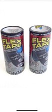 2 Flex Seal Rubberized Waterproof Repair Tape Gray 8 in x 5 ft New Sealed