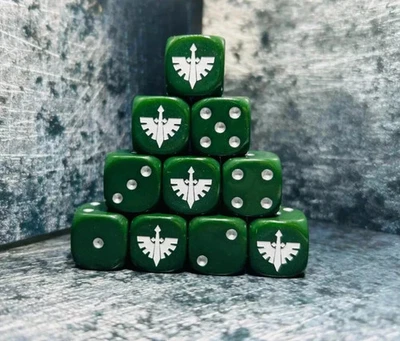 DA SCRAPYARD ORK Angels of Darkness, Custom Inspired Dice, Ideal for Tabletop games