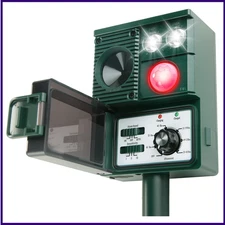 Solar Animal Repellent 3-in-1 Squirrel Repellent Cat Deer Raccoon Rodent Repelle