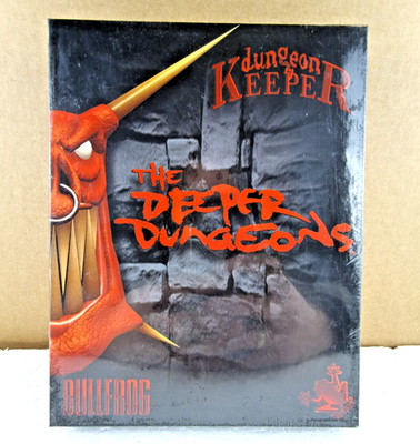 Dungeon Keeper: The Deeper Dungeons PC Big Box, NEW Factory Sealed! VGA Ready!