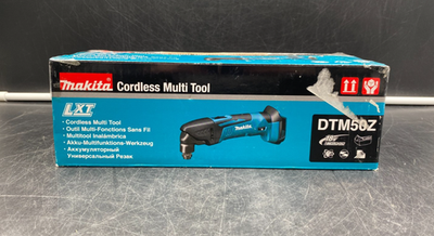 Makita DTM50Z 18V LXT Multi-Tool – Variable Speed 6,000-20,000 OPM, 3.2° Oscillation, LED Light, Bare Tool (Battery Not Included)