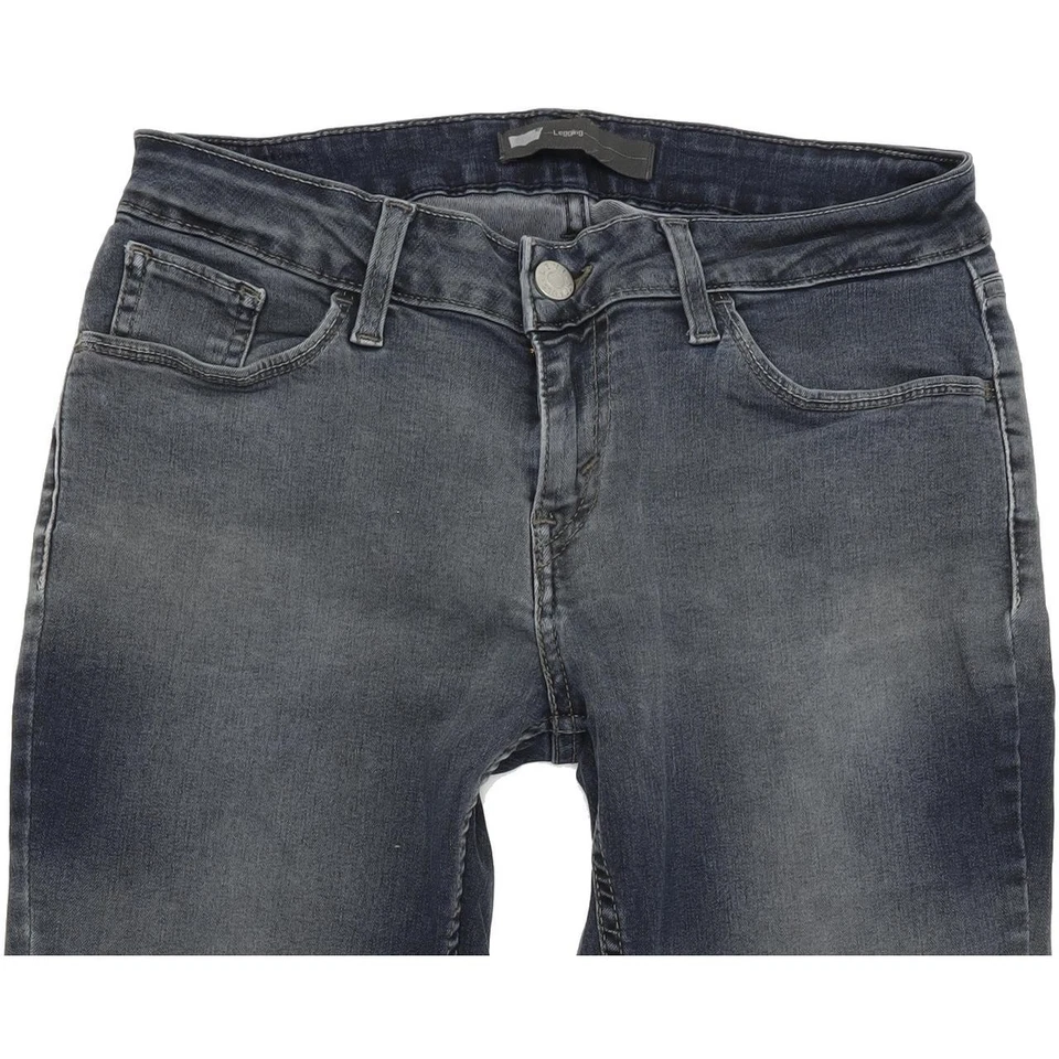 Levi's Femme Bleu Skinny Slim Jegging Stretch Jeans W28 L30 (58766) - Photo 3/4