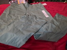 A New Day Womens Side Zip Skinny Ankle Pants Size 6R Green Stretch Cotton NWT