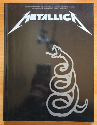 Metallica Black Album selbstbetitelt Gitarre Tabulatur Songbook Notenbuch gleichnamig
