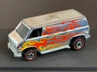 Vintage Hot Wheels Redline 1976 Super Chromes Super Van - METAL Base Version!