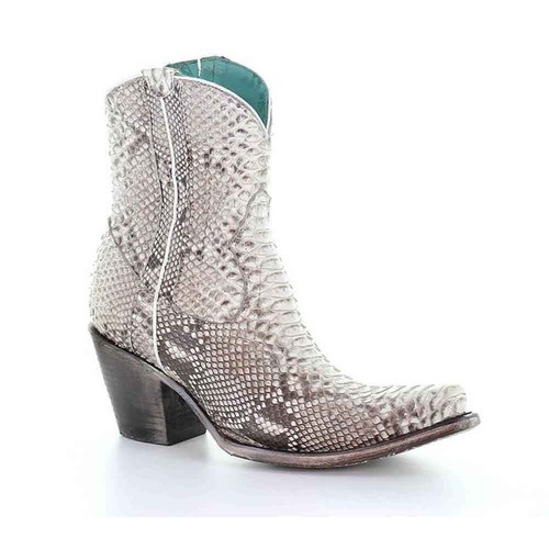 Bottes Western Femme Corral Python 9M – Marron – Fabriquées Au Mexique – Modèle C1104