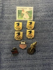 Vintage USPS Commemorative Olympic Lapel Pins Qty: 8 This Collection is Pristine