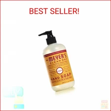 MRS. MEYER'S CLEAN DAY Hand Soap, Made with Essential Oils, Clementine (12.5 Fl 