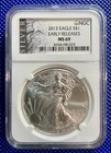 2013 _ NGC _ Silver Eagle S$1 _ MS69 _ EARLY RELEASES _ #3694198-025