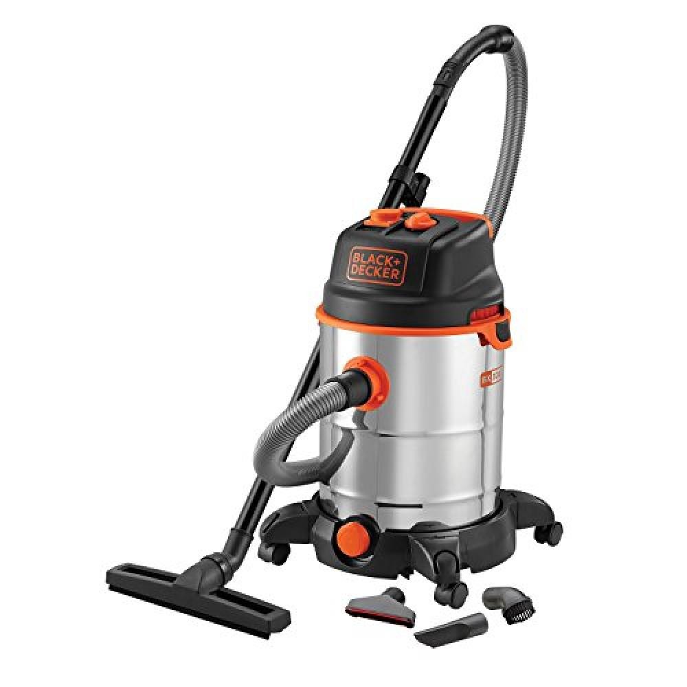 Aspiratore Industriale Black+Decker BXVC30XTDE Inox 1600W Professionale
