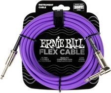 Instrument Cable 20ft Straight/Angle, Flexible Guitar Cord