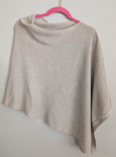 We Are Amma Cocoon Nursing Cover Breathable Lightweight Knitted Shawl Natural OS