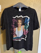 Whitney Houston Black Large Women’s T-Shirt 100% Cotton