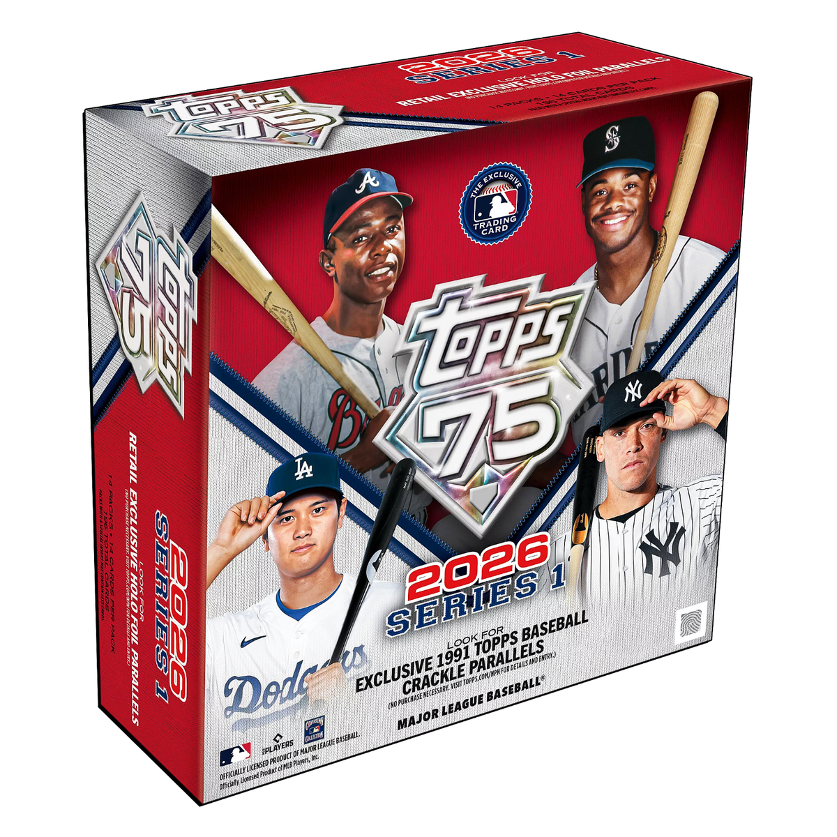 2026 Topps Baseball Series 1 Mega Box (196 Cards) - Factory Sealed