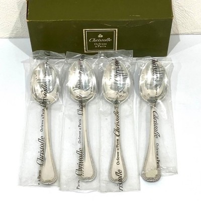   Christofle Malmaison spoons 4 pieces unused