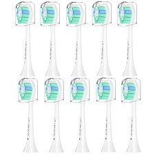 Utimcare Replacement Toothbrush Heads Compatible 1 Count Pack of 10 , Blue