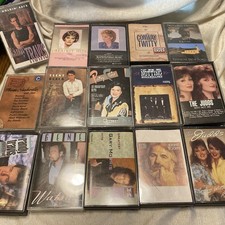 lot of 15 classic country cassettes in their cases Conway Judds Randy Clint etc.