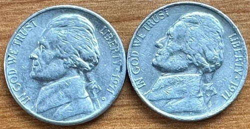 Photo of a 1971-P Jefferson Nickel from an eBay listing that sold on Jul 21, 2026