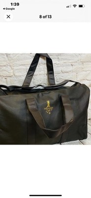 Paco Rabanne 1 Million Black Canvas XL King Kong Gym Duffle Bag Travel Overnight