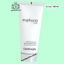 EUPHORIA by Calvin Klein For Men Aftershave Balm 3.3/3.4 oz. NEW