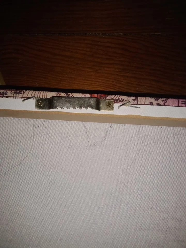 Pintura artística mapa global Wander • Impresión sobre lienzo • ¡Listo para colgar!  Foto 3 de 4