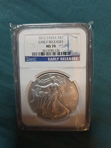 2012 Silver American Eagle NGC MS 70 Early Releases