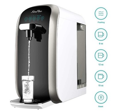Simpure 4Stage RO Countertop Water Filter System   Barely Used, Needs New Filter