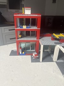 LEGO City: Fire Station (60004) 90% complete with instructions