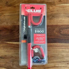 NEW Original Club Anti-Theft Steering Wheel Lock - Model 1000 - Keyless Locking