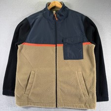 Billabong Adventure Division Fleece Jacket Mens Large Full Zip Pockets