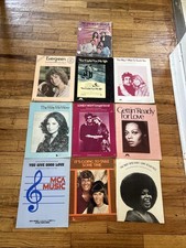 Vintage Sheet Music Lot Of 10 As Pictured