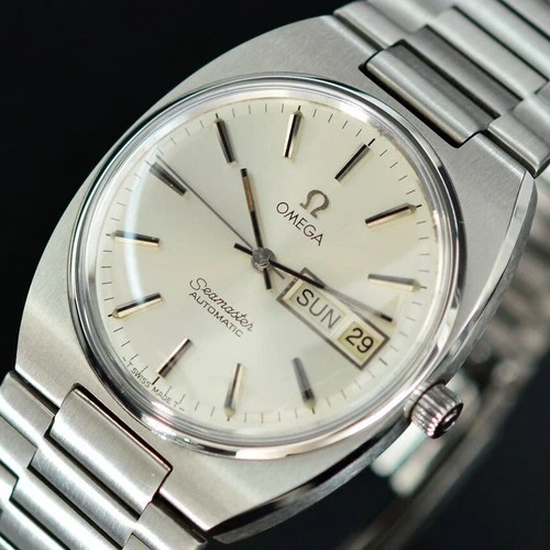 1979's VINTAGE OMEGA SEAMASTER AUTOMATIC SILVER DIAL DAY&DATE DRESS MEN'S WATCH