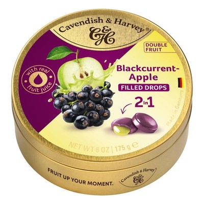 Cavendish Harvey Double Fruit Drops 175g Premium Candy Real Fruit Juice