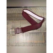 Men's Adidas Elastic Stretch Belt in Burgundy adjustable