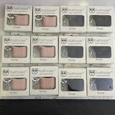 Bulk Lot of 12 New PodPocket Scoop Series Cases for Apple AirPods 1 2 Gen