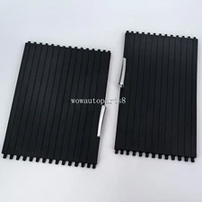 2PCS Console Cup Holder Sliding Roller Blind Cover For 2007-14 BMW X5 X6 E70 E71